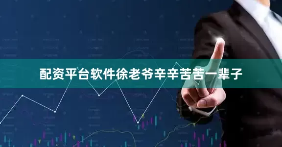 配资平台软件徐老爷辛辛苦苦一辈子